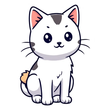 cute kitten sticker