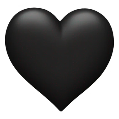 Black heart with the letter L in it  sticker