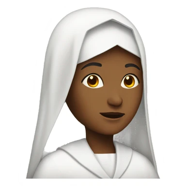 Amelia as Mother Mary sticker