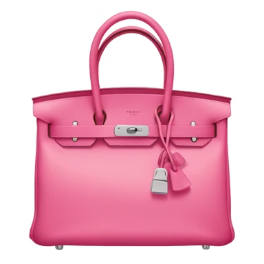 Pink Hermes birkin bag  sticker
