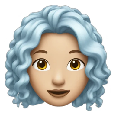 Chanteuse ice-spice au cheveux rousse sticker