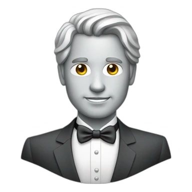 rich man with silver note  sticker