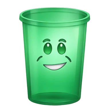 Recycling glass sticker