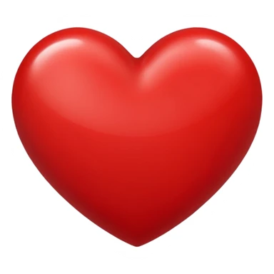 Left half of A red geart sticker