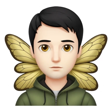 inscticidier man with  sticker