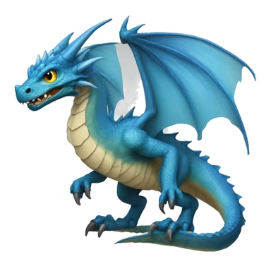 Sgaeyl, Blue Daggertail dragon sticker