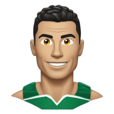 Cristiano Ronaldo dans l équipe de l albanie sticker