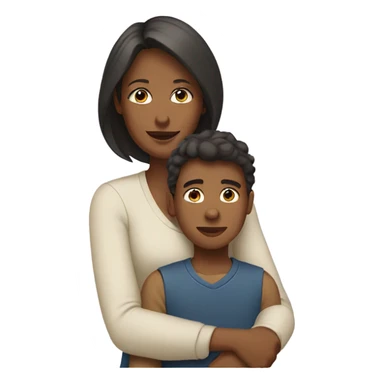 Mother and son  sticker