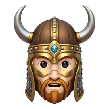 viking helmet no man sticker