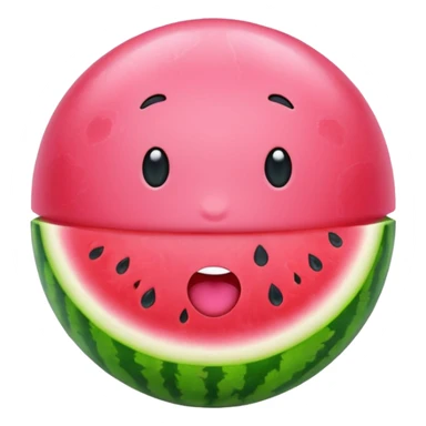 watermelon bubble gum sticker