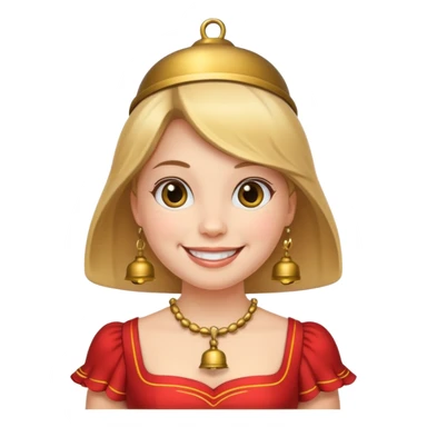 bell girl sticker