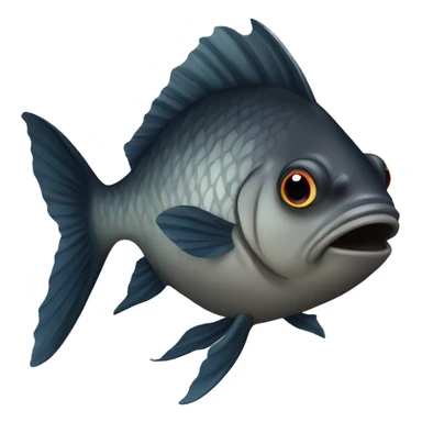black fisch sticker