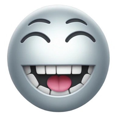 Smiley face whit braces sticker