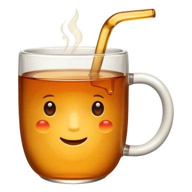 aesthetic tea in a mug sticker