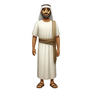 peter, a middle eastern disciple of jesus during biblical times, full body sticker