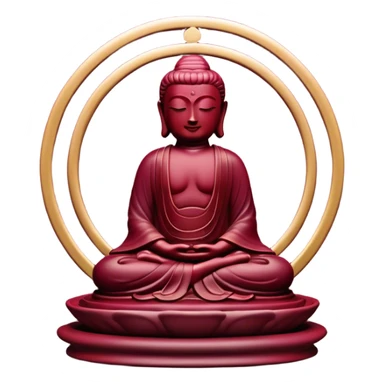 Zen data Burgundy color sticker