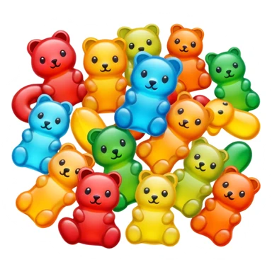 gummy animal candies sticker