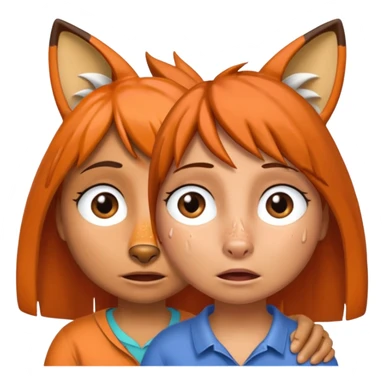 Make Dora and Swiper the fox crying sticker