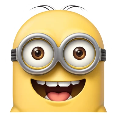 A minion being evil sticker