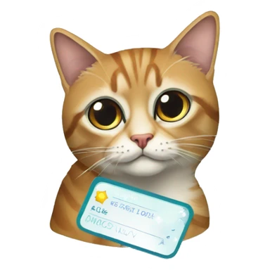 ded creativity and community engagement, propelling us Using the name tag anomaly in the sticker with a cat in space  sticker