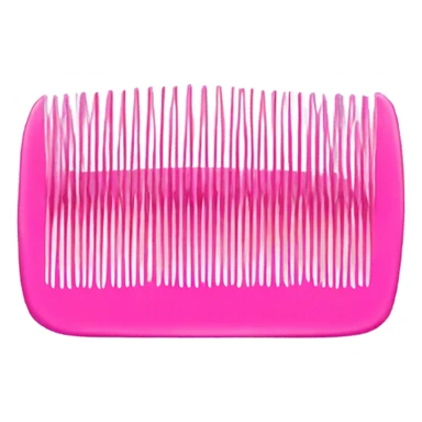 Pink comb sticker
