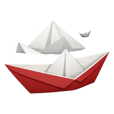 Paper Boat (white) from IT movie sticker