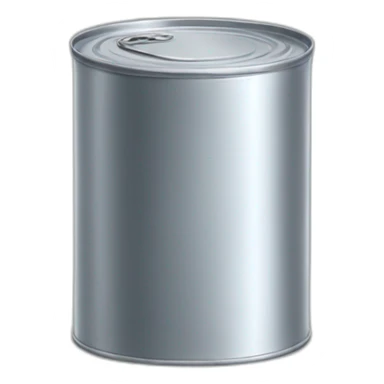 an open tin can  sticker