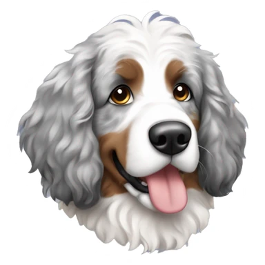 Merle bernedoodle sticker