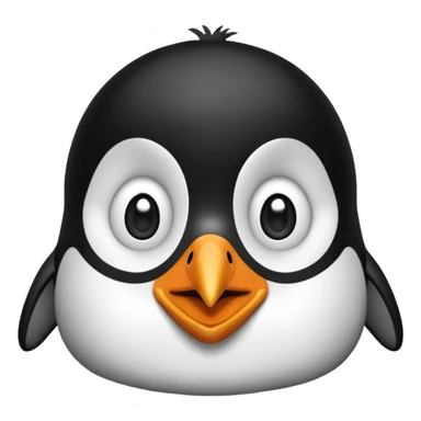 Pingouin qui vient de se réveiller  sticker
