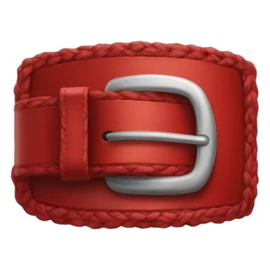 red buckle sticker