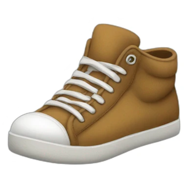 low plush shoe sticker