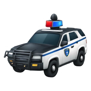 armored police car sticker