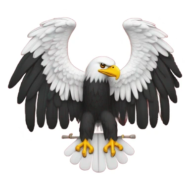Byzantinische Adler Flagge  sticker