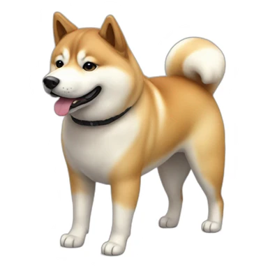Trottinette Akita inu sticker