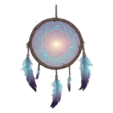 crescent-stars-dreamcatcher sticker