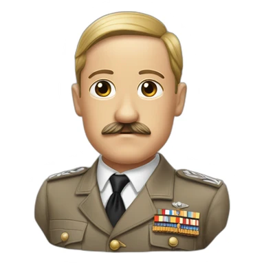 Hitler qui fait un doigt d’honneur sticker