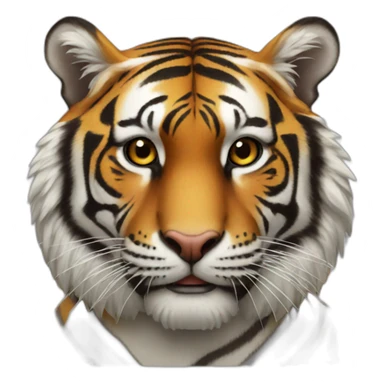 realistic tiger sticker