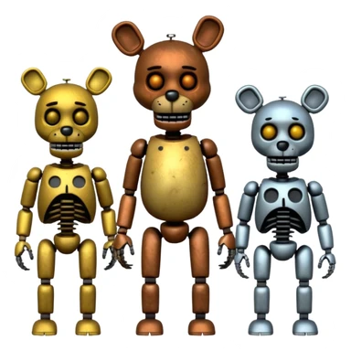 Five nights at Freddy’s animatronics sticker
