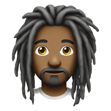 nonchalant dreadhead sticker
