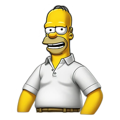 Homer Simpson Happy sticker