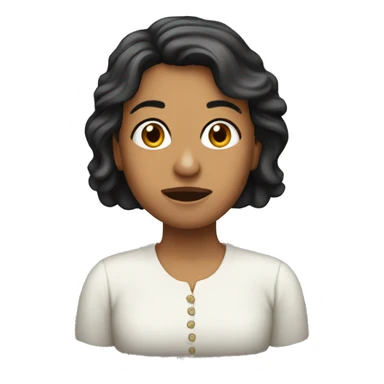 Carita llorosa sticker