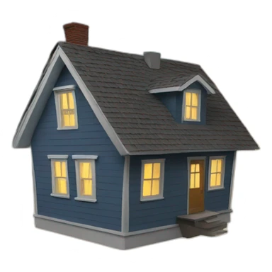 House flying in a tornado  sticker