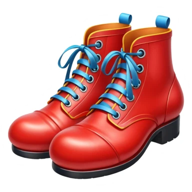 pair of clown shoes sticker