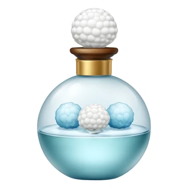 Perfume with a puffball  sticker