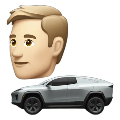 tesla cybertruck side profile sticker