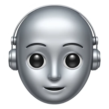 Generate a emoji of AI learning something sticker