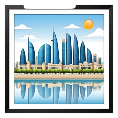 Baku City sticker