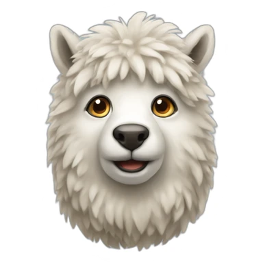 Alpaga animal sticker