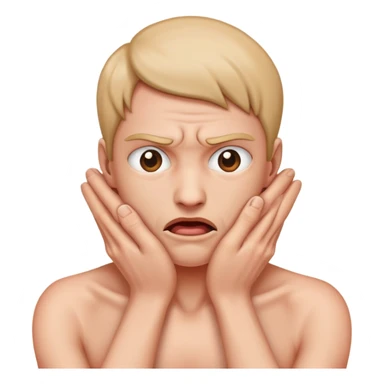 Me strangling myself sticker