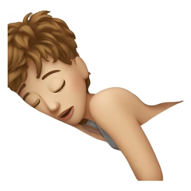 Tired student sticker